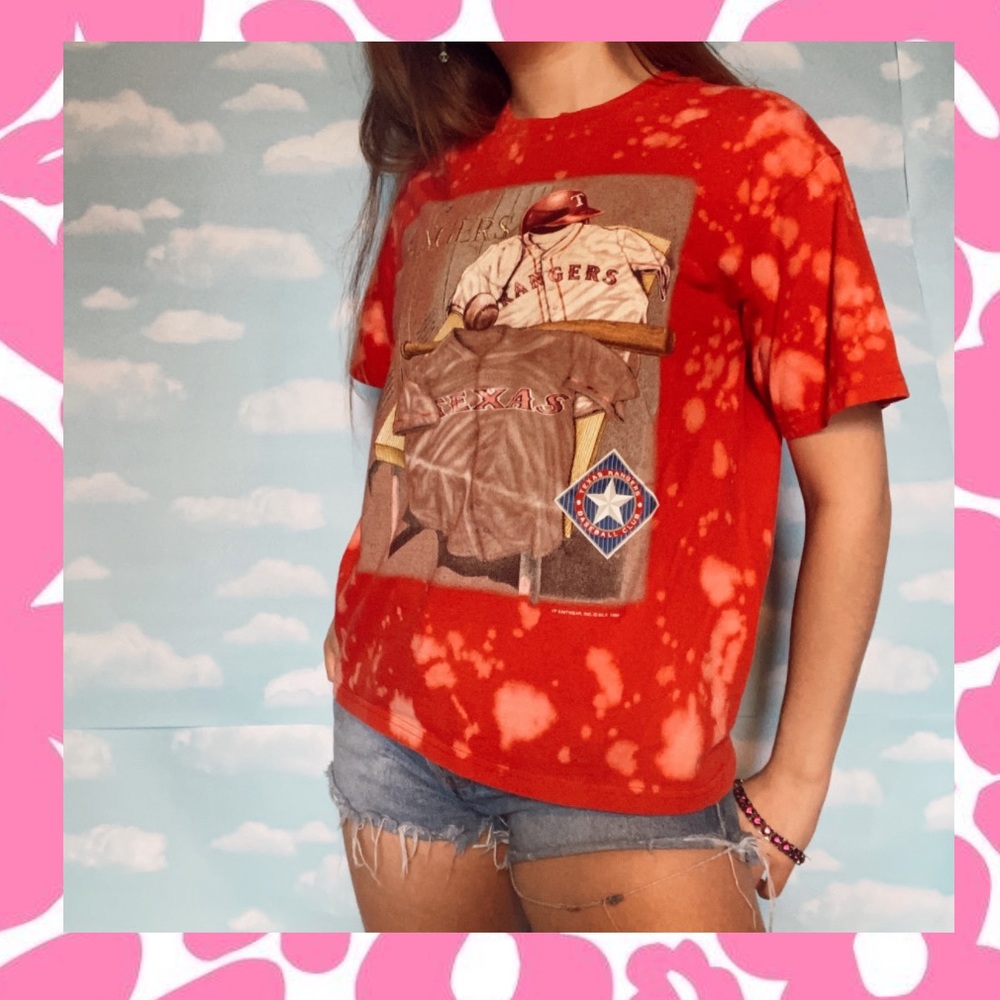 Vintage Texas Rangers Bleached Tee